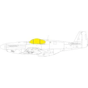 EDUARD 1 48 P-51B/C Malcolm hood canopy TFace Maskg. Tape Vendita Finale