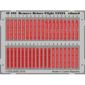 EDUARD 1 48 Remove before Flight STEEL 1 48 Promozione