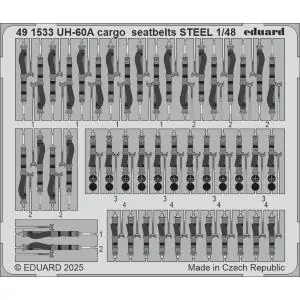 EDUARD 1 48 Sikorsky UH-60A cargo seatbelts STEEL Bestseller