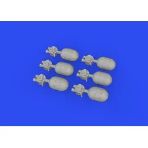 EDUARD 1 48 WWII USAAF oxygen cylinder A-4 3D PRINTED Reso Gratuito