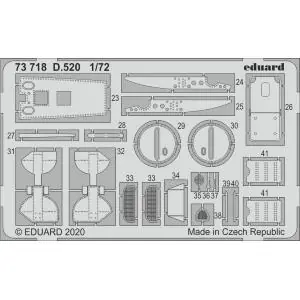 EDUARD 1 72 Dewoitine D.520 Economico