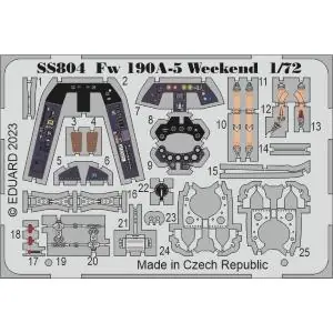 Direttamente Dal Produttore EDUARD 1 72 Focke-Wulf Fw-190A-5 Weekend