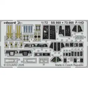 Offerta Lampo EDUARD 1 72 Grumman F-14D Tomcat 1/72