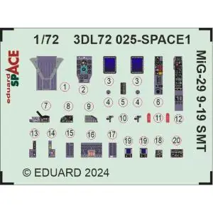 Vendita Finale EDUARD 1 72 Mikoyan MiG-29 9-19 SMT SPACE