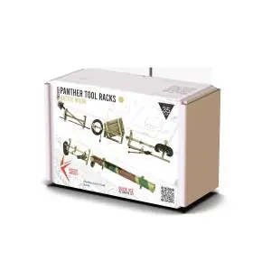 FAUSTUS MODELS 1 35 Panther Tool Racks (battle worn) Solo Oggi