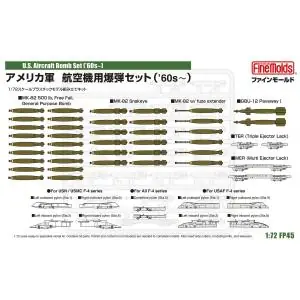 Prezzo Conveniente Fine Molds 1/72; U.S. Aircraft Bomb Set (`60s~)