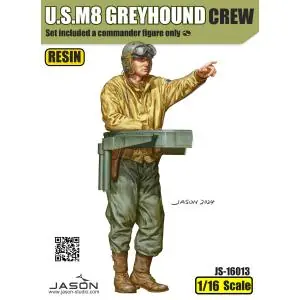 Jason Studio 1/16; U.S. M8 Greyhound commander figure Compra Adesso