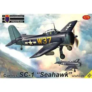 Promozione Esclusiva Kovozavody Prostejov 1 72; Curtiss SC-1 "Seahawk" with wheels