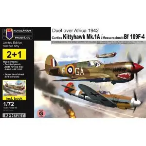 Kovozavody Prostejov 1 72; Duel over Africa 1942 - Kittyhawk Mk.IA/ Bf 109F-4 Nuovo Arrivo