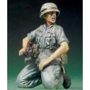 LEGEND PRODUCTIONS 1 35; US SOLDIER AT VIETNAM WAR-SHOUTING Ultimissimo Modello