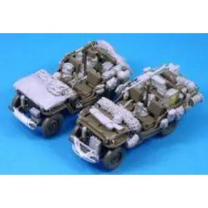 LEGEND PRODUCTIONS 1 35; Willys Jeep Stowage Set (2 Vehicles) w/ BC1306 Offerta Del Giorno