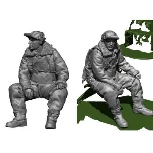 Economico LEGEND PRODUCTIONS 1 72; WW2 US Bomber B-17 Radio Operator - flight en 1 72