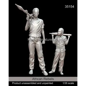 Non Perdere MANTIS MINIATURES 1 35 African Rebels