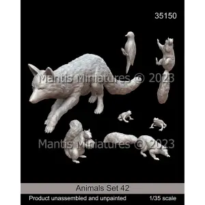 MANTIS MINIATURES 1 35 Animals Set 42 Economico