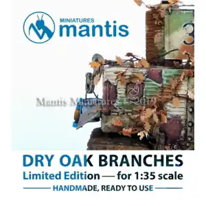 MANTIS MINIATURES 1 35 Dry oak branches Esclusivo