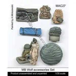 Solo Oggi MANTIS MINIATURES 1 35 MB Wolf accessories Set