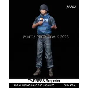 MANTIS MINIATURES 1 35 TV/PRESS Reporter Direttamente Dal Produttore