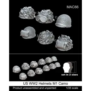 Scelto Dai Clienti MANTIS MINIATURES 1 35 US WW2 Helmets M1 Camo