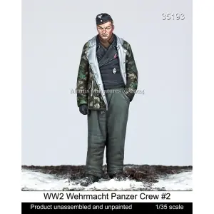MANTIS MINIATURES 1 35 WW2 Wehrmacht Panzer Crew 2 Spedizione Espresso