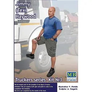 MASTER BOX 1/24 Jimmy (Tex) Haywood (Truckers series) Prezzo Basso