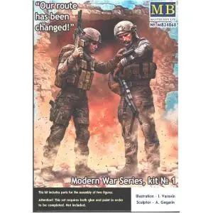 Non Perdere MASTER BOX 1/24 Modern War Series 1 Our route has been changed!