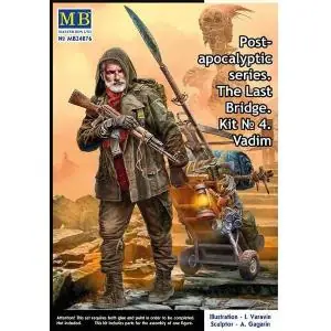 Nuovo Arrivo MASTER BOX 1/24 Post-apocalyptic series - The Last Bridge. Kit No. 4. Vadim