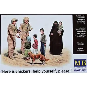 MASTER BOX 1/35 ‘Here is Snickers, help yourself...‘ (8 fig.) Saldi