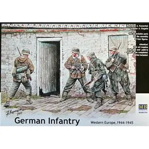 MASTER BOX 1/35 German Infantry West.Europe 1944-45 (4 fig.) Non Perdere