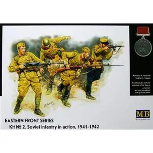 Prezzo Conveniente MASTER BOX 1/35 Soviet Infantry in action (1941-1942)