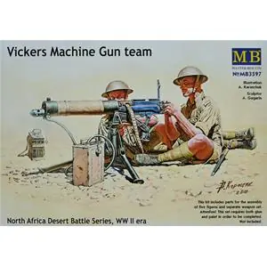 MASTER BOX 1/35 Vickers Machine Gun team (5 fig.+weapon set) Prezzo Di Fabbrica