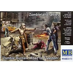 Affare MASTER BOX 1/35 Zombie Hunter - Road to Freedom (5 fig.)