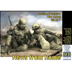 MASTER BOX 1/35; News from home (2 fig. & cat) Ultima Occasione