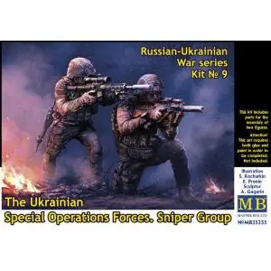 Ultime Pezzi MASTER BOX 1/35; Sniper Group, Ukrain.Spec.Oper.Forces (2 fig)