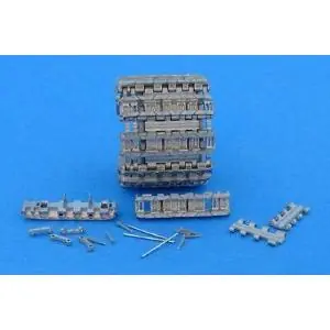 Acquista Ora MASTERCLUB 1/35; cingoli snodati in metallo maglia a maglia per Ka-Mi Late