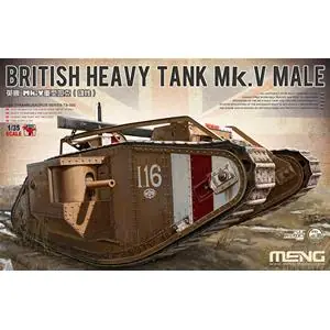 MENG MODEL 1/35 BRITISH HEAVY TANK Mk.V MALE (con interni super dettagliati) Prezzo Di Fabbrica