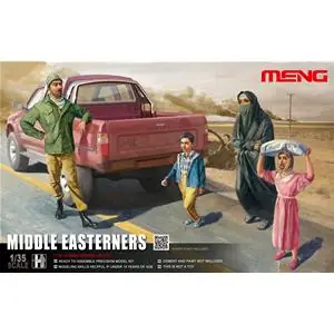 MENG MODEL 1/35 civili mediorientali in strada Bestseller
