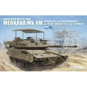 Quantità Limitata MENG MODEL 1/35; Israel Main Battle Tank Merkava Mk.4M w/Roof-Mounted Slat Armor