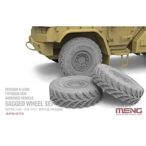 MENG MODEL 1/35; Russian K-4386 Typhoon-VDV Armored Vehicle Sagged Wheel Set (RESIN) Promozione