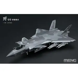 Ultime Pezzi MENG MODEL 1/48 Chinese J-20 Stealth Fighter Beast Mode