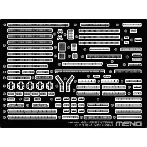 Nuova Collezione MENG MODEL 1/700; Set foroincisioni per PLA Navy Hainan (PS-007)