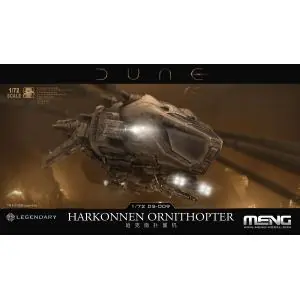 MENG MODEL 1/72 Dune Harkonnen Ornithopter Model Kit + 4 figure di equipaggio (apertura alare di 626 mm e una lunghezza di 293 mm una volta assemblato) Prezzo Ridotto