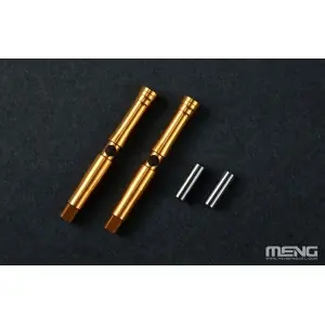 MENG MODEL 1/9; Set di forcelle anteriori mobili in metallo per Kawasaki Ninja ZX-10R (per MT-007/MT-007s) Economico