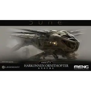 MENG MODEL Dune Harkonnen Ornithopter (apertura alare 173 mm, lunghezza 88 mm) Ordina Subito