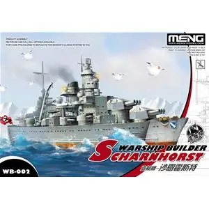MENG MODEL Warship Builder - Scharnhorst (cartoonized model kit) Acquista Ora
