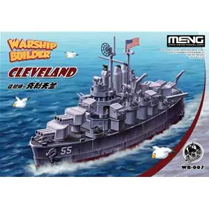 MENG MODEL Warship Builder Cleveland (CARTOON MODEL) Promozione