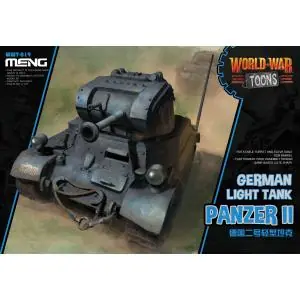 Offerta MENG WORLD WAR TOONS German Light Tank Panzer II (CARTOON MODEL)