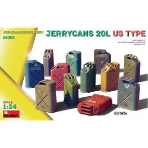 Must-Have MINIART 1/24 Jerrycans 20L US Type