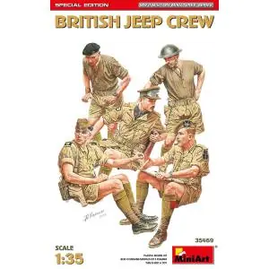 Consegna Rapida MINIART 1/35 British Jeep Crew. Special Edition