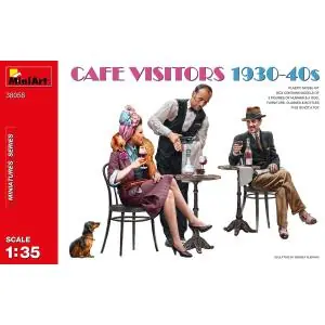 MINIART 1/35 Cafe Visitors 1930-40s Esclusivo