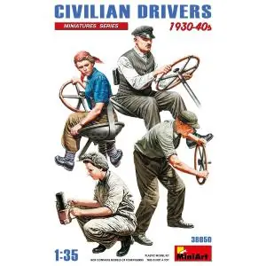 MINIART 1/35 Civilian Drivers 1930-40s Nuova Collezione